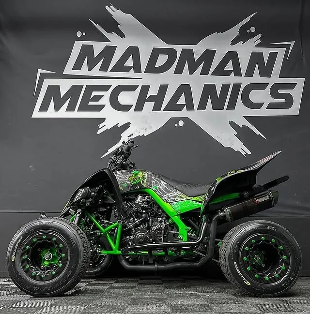 Custom Raptor 700R Purple with carbon fiber upgrades