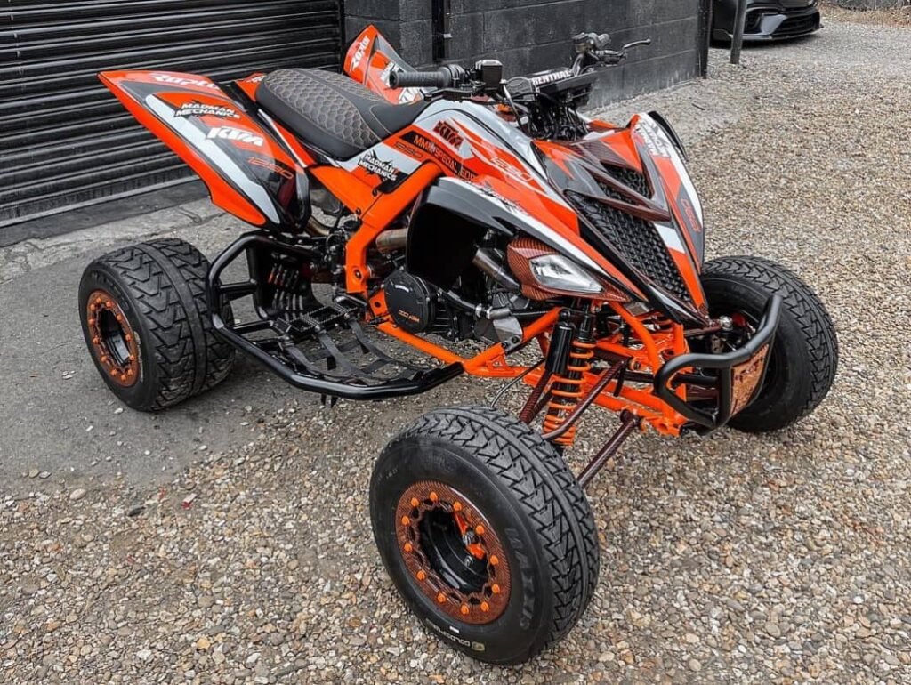 Shop Mad Man Mechanics KTM 1290 Raptor with 1301cc superbike power, carbon fiber styling, race-ready suspension
