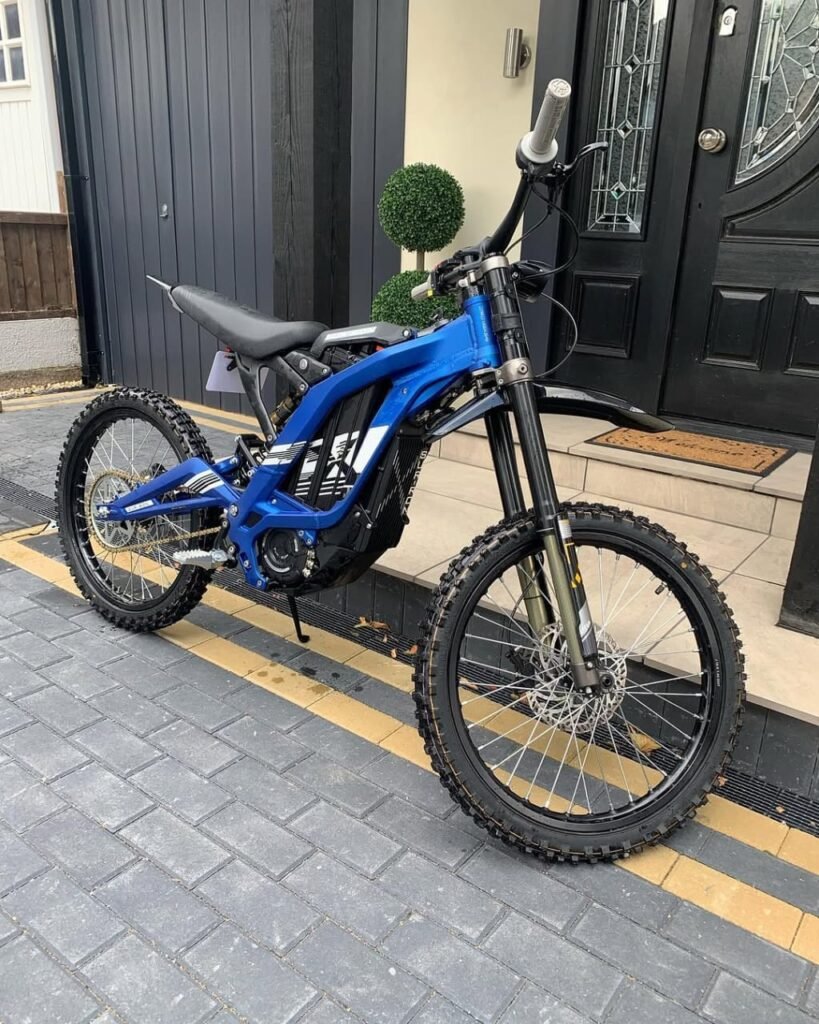 Buy the Mad Man Mechanics 2023 Surron LBX with 0 miles. Brand-new electric dirt bike with lightweight handling, instant torque, and nationwide shipping available.