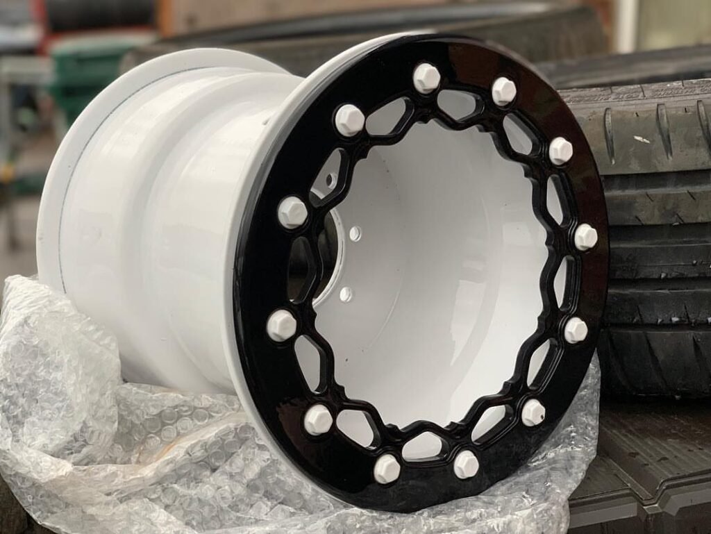 Mad Man Mechanics White & Black Beadlock Wheels for Sale
