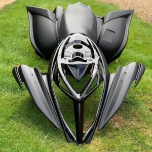 # Mad Man Mechanics Raptor R1M Custom Panels – Stealth Matte Black & Carbon Fiber ## Premium Custom Body Panels for Yamaha Raptor Builds Transform your ATV with the **Mad Man Mechanics Raptor R1M Custom Panels**, professionally finished in a striking **stealth matte black**, **gloss black**, and **carbon fiber** design. These premium body panels are built for riders who want a unique, aggressive appearance while maintaining the quality and durability expected from a high-performance custom build. Featured on the **madman mechanics website**, **madmanmechanics.eu**, and **mad man mechanics quad for sale** listings, these custom panels are a popular choice for riders searching for **Yamaha Raptor body panels**, **Raptor 700 plastics**, **carbon fiber ATV panels**, **custom quad plastics**, and **performance ATV accessories**. ## Custom Stealth Finish Each panel has been professionally custom painted to create an exclusive stealth-inspired finish. The combination of matte black, gloss black accents, and carbon fiber detailing gives your Yamaha Raptor an aggressive superbike-inspired appearance that stands out on the road, trails, and at ATV shows. The high-quality finish is designed to resist fading, scratches, and everyday wear while maintaining its premium appearance. ## Key Features * Professionally Custom Painted * Stealth Matte Black Finish * Gloss Black Accents * Carbon Fiber Detailing * Premium Automotive Paint * Durable Protective Clear Coat * Lightweight Construction * Excellent Fit and Finish * Easy Installation * Ideal for Custom Raptor Builds ## Perfect For These custom panels are ideal for: * Yamaha Raptor 700R * Yamaha Raptor 700 * Custom R1M Raptor Builds * Performance ATV Projects * Super Quads * Show Bikes * Road and Off-Road ATVs Customers searching for **mad man mechanics reviews**, **madman mechanics reviews**, **mad man mechanics prices**, **madman mechanic**, **Raptor 700 body panels**, **custom ATV plastics**, **carbon fiber Raptor panels**, **R1M Raptor conversion**, **ATV fairings**, and **premium Yamaha Raptor accessories** continue to trust Mad Man Mechanics for quality products and expert craftsmanship. ## Worldwide Shipping Available Upgrade your Yamaha Raptor with the Mad Man Mechanics R1M Custom Panels and give your ATV a bold, premium look. Contact our team today for pricing, availability, and worldwide shipping.